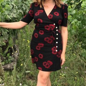 Rouje Editha Wrap Dress Size 36